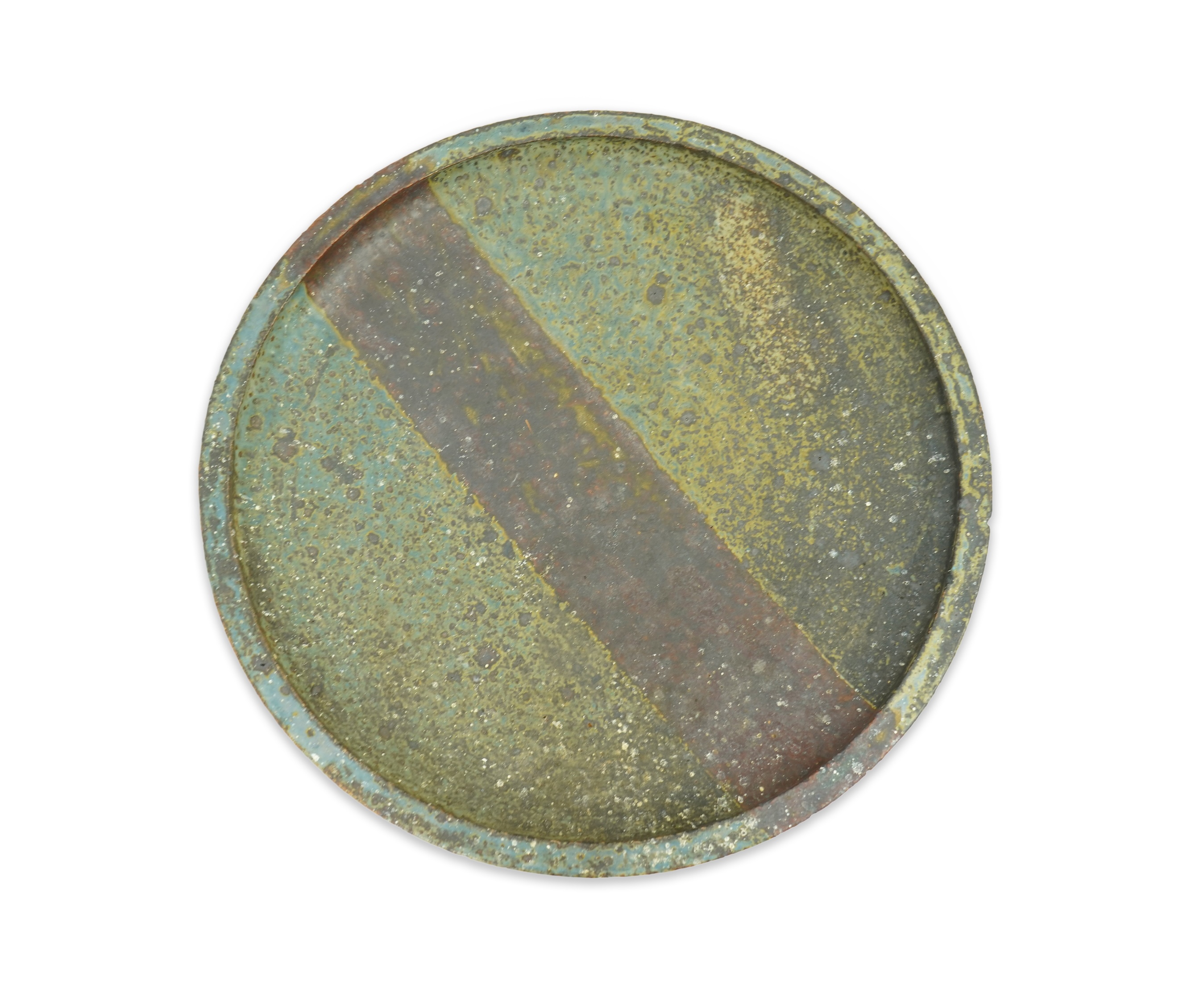 Derek Davis (1926-2008): A large stoneware charger